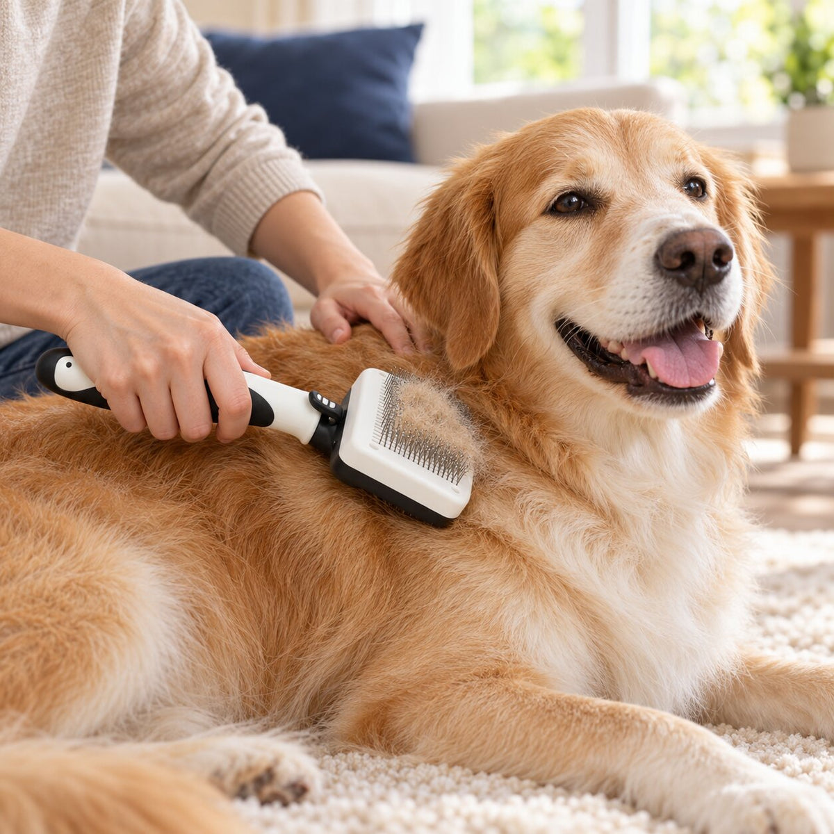 Self-Cleaning Pet Brush